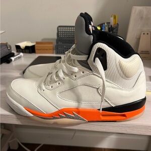 Air Jordan Retro 5 Orange Blaze Sz 11